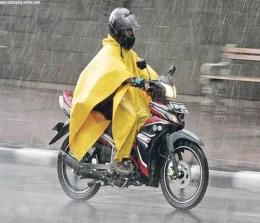Ilustrasi hujan lebat mengguyur Pekanbaru (foto/int)